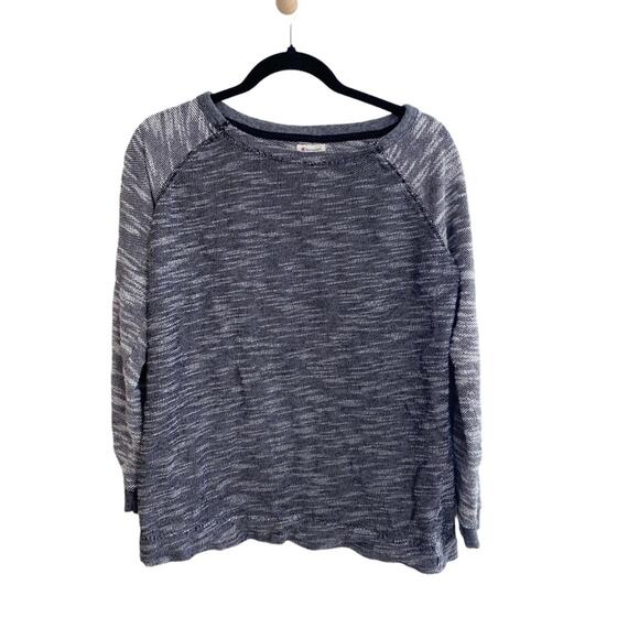 Champion Long Sleeve Heather Space Grey Cotton Pullover Sweatshirt - Picture 1 of 4